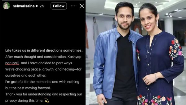 Saina Nehwal Divorce: બેડમિન્ટન ખેલાડી સાયના નેહવાલ અને પતિ પારૂપલ્લી કશ્યપ થયા અલગ