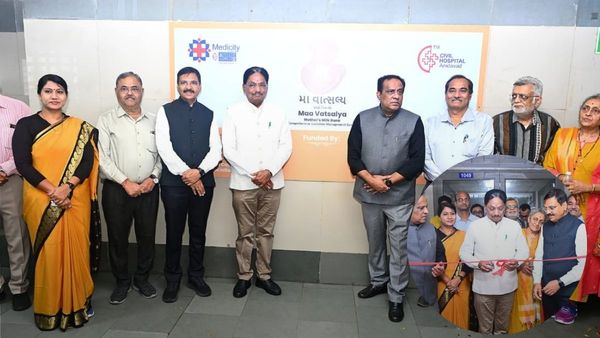 Ahmedab સિવિલ હોસ્પિટલમાં 'મા વાત્સલ્ય' મધર્સ મિલ્ક બેંક શરૂ, આરોગ્ય મંત્રી ઋષિકેશ પટેલના હસ્તે કરાયું ઉદ્ઘાટન