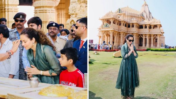 ગીર સોમનાથ: અભિનેત્રી અને સાંસદ કંગના રનૌતે સોમનાથ મહાદેવના કર્યા દર્શન, ધ્વજાપૂજા કરી ધન્યતા અનુભવી