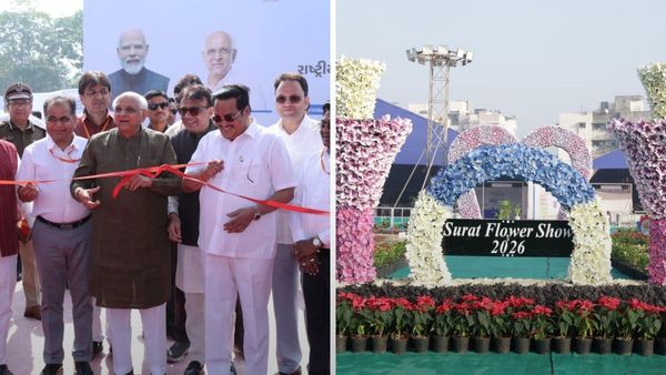 Surat News: CM ભૂપેન્દ્ર પટેલે 'રાષ્ટ્રીય પુસ્તક મેળો' અને 'ફ્લાવર શો'ને ખુલ્લો મૂક્યો