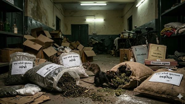 ગુજરાત પોલીસે જપ્ત કરેલુ 2332 કિલો ડ્રગ્સ ઉંદરો ખાઇ ગયા, CAG રિપોર્ટમાં દાવો