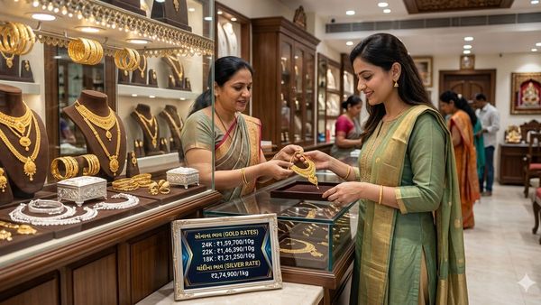 Gold Price Today: ઈરાન યુદ્ધ વચ્ચે સોનાના ભાવમાં ઘટાડો, જાણો આજના ભાવ