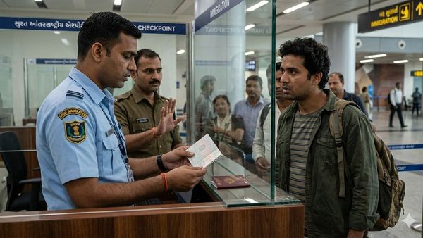 સુરત એરપોર્ટ પર નકલી પાસપોર્ટ સાથે એક વ્યક્તિ ઝડપાયો