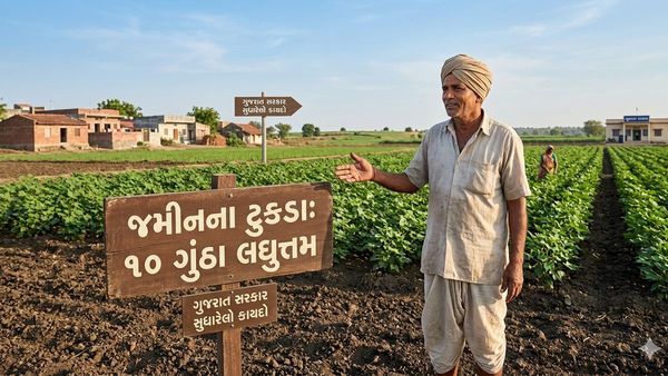 ગુજરાત સરકારે ટુકડા ધારામાં મોટા ફેરફાર કર્યા, લઘુત્તમ 10 ગુંઠાનો એકસમાન નિયમ અમલમાં