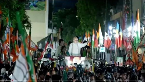 તમિલનાડુમાં અમિત શાહની ચૂંટણી રેલીમાં ઉમટી ભારે ભીડ, ગૃહમંત્રી બોલ્યા- 'માયલાપુર આજે ભગવામય બની ગયું