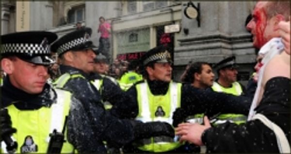 जी-20 से पहले लंदन में प्रदर्शन