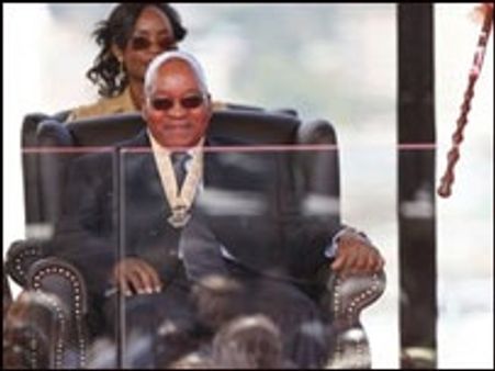 जैकब ज़ूमा ने राष्ट्रपति पद की शपथ ली