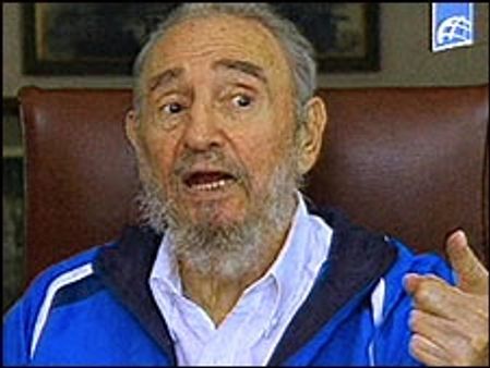 टीवी पर स्वस्थ्य नज़र आए कास्त्रो