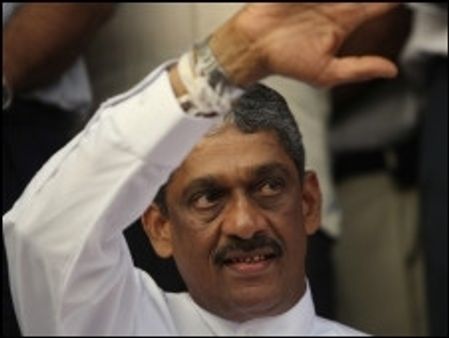 श्रीलंका: सरथ फ़ोनसेका का कोर्ट मार्शल