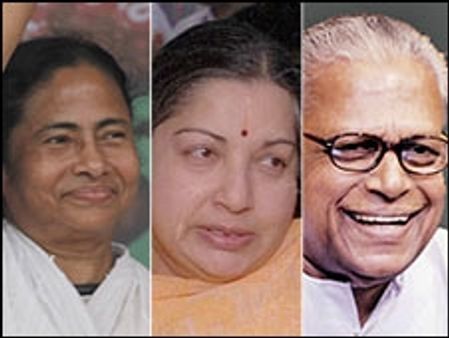 बंगाल में ममता, तमिलनाडु में जयललिता