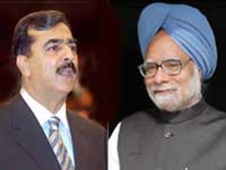 मनमोहन-गिलानी के बीच वार्ता शुरू
