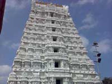 आंध्र प्रदेश: श्रीकालहस्ती मंदिर का प्रवेश द्वार गिरा