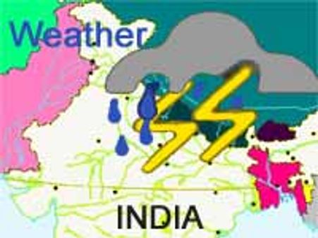 देश के अधिकतर इलाकों में बारिश की संभावना