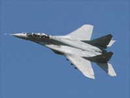 मिग-29 का टायर फटा