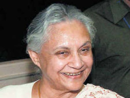 खेल घोटालों में आरोपी शीला दी‍क्षित इस्‍तीफा दें: बीजेपी