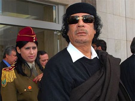 'लोगों का खून चूसने वाले गद्दाफी को दो गज जमीन भी नसीब नहीं होगी'