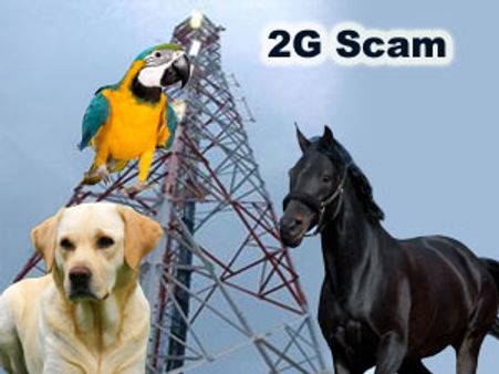 2जी में कुत्‍ते, घोड़े और तोते के नाम की कंपनियां भी