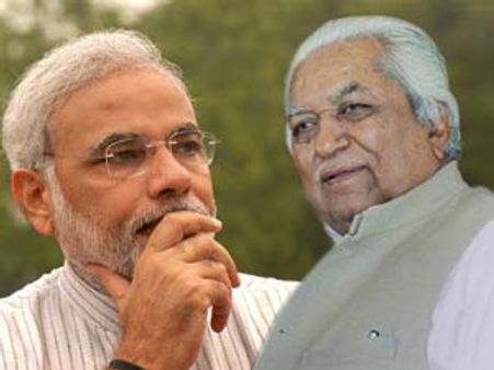 गुजरात की रणभूमि में दांव पर होगा केशुभाई, मोदी का भविष्‍य