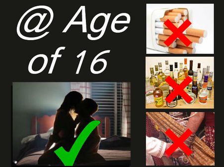 नया कानून: सेक्‍स 16 साल में, शादी 18 साल में