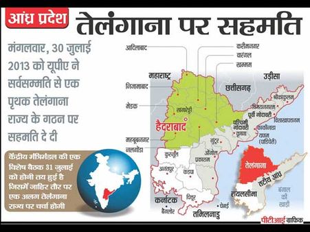 आंध्र प्रदेश और तेलंगाना आंदोलन का इतिहास