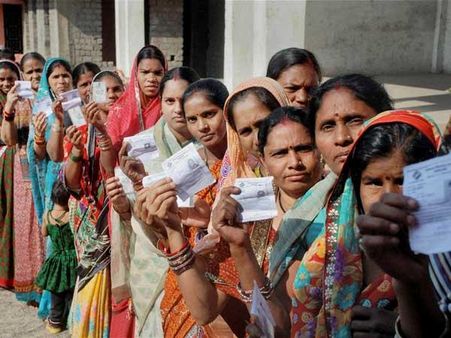 राजस्थान में दोपहर 3 बजे तक हुआ 45 प्रतिशत मतदान