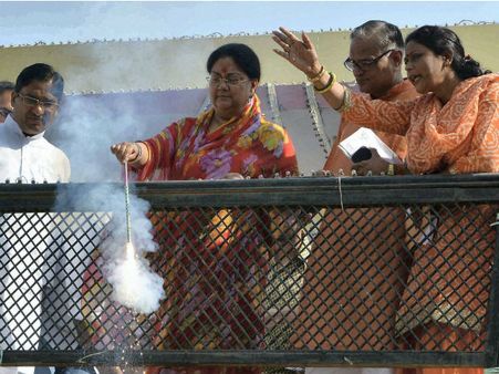 राजस्‍थान: वसुंधरा राजे 13 दिसंबर को लेंगी मुख्‍यमंत्री पद की शपथ