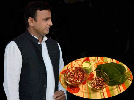 अख‍िलेश यादव ने पान पर खर्च किये साढ़े चार हजार करोड़