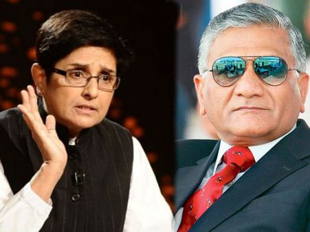 अन्‍ना के सिपाही वीके सिंह और किरण बेदी को भाजपा में शामिल होने का न्‍यौता