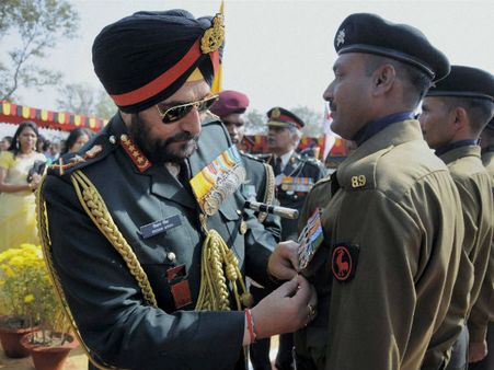 आर्मी चीफ बिक्रम सिंह ने पाकिस्तान को दी वॉर्निंग