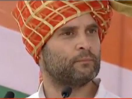 बेलगाम रैली में राहुल गांधी जमकर बरसे भाजपा पर