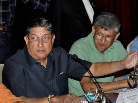 सुप्रीम कोर्ट ने दिया आदेश, श्रीनिवासन बीसीसीआई अध्‍यक्ष पद छोड़ें