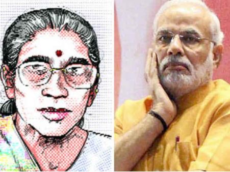 जसोदाबेन को हक दिलाने के लिए मोदी से लड़ेंगी गुलाबी गैंग