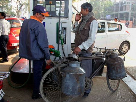 महंगाई की मार: डीजल का मूल्य 1.09 रुपये बढ़ा