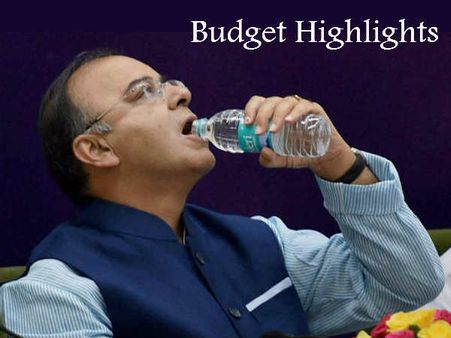 Budget Highlights: जेटली के बजट की महत्वपूर्ण घोषणाएं