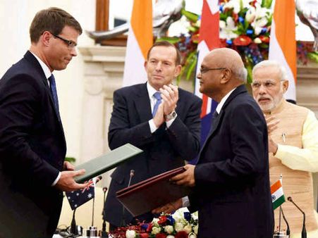 आखिरकार ऑस्‍ट्रेलिया के साथ सील हुर्इ यूरेनियम सप्‍लाई डील