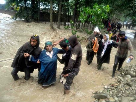 कश्मीर की बाढ़ में दिखा अलगावदियों का खौफनाक चेहरा