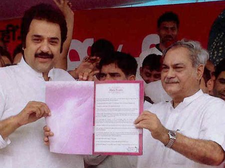 मनु शर्मा के पिता भी तैयार हरियाणा विधान सभा चुनाव के लिए