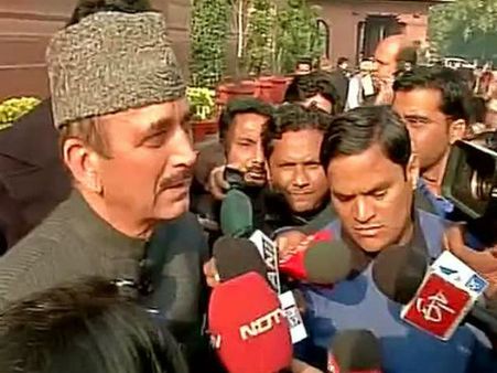 कांग्रेस पीडीपी को समर्थन देने के लिए तैयार: गुलाम नबी आजाद