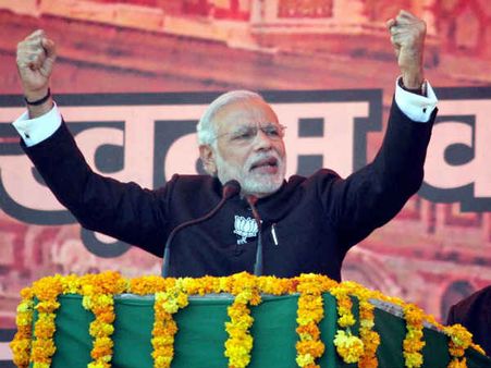 नरेंद्र मोदी की रामलीला मैदान में रैली, जुटेगी रिकार्ड भीड़