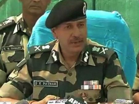 अगर पाकिस्‍तान ने फिर की गोलीबारी तो देंगे मुंहतोड़ जवाब: बीएसफ