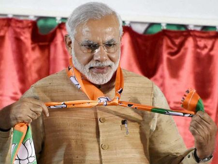 मोदी की रामलीला मैदान रैली,दिल्ली हुई भाजपामय