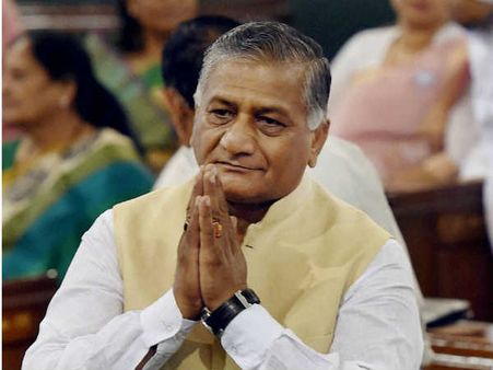 प्रेस्टीट्यूट के बाद एक बार फिर से वीके सिंह ने मीडिया पर चुटकी ली