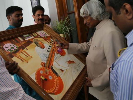 सेना के जवान ने दिया अब्दुल कलाम को नायाब तोहफा