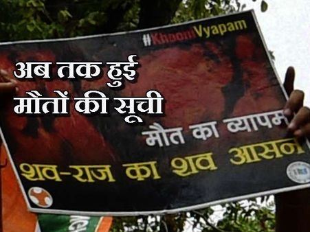 व्यापमं घोटाले में हुईं मौतों की सूची एवं विवरण