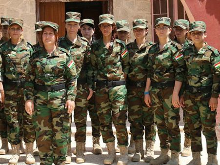 आईएसआईएस के आतंकियों का सिर कलम करने निकलीं 'सन गर्ल्‍स'