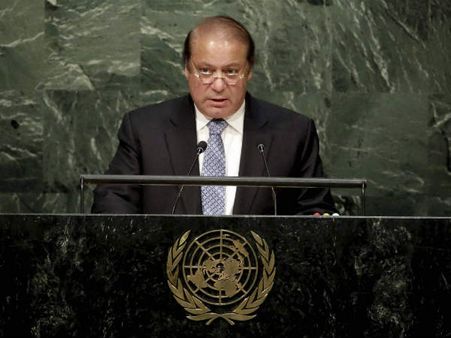 आदत से मजबूर पीएम शरीफ, आखिरकार छेड़ ही दिया यूएन में कश्‍मीर का राग