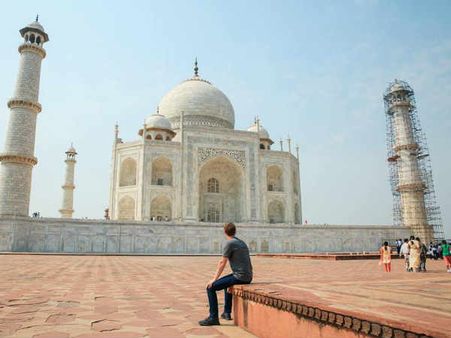 आगरा में ताज को निहारने के बाद मार्क कल दिल्‍ली में करेंगे टाउनहॉल सेशन