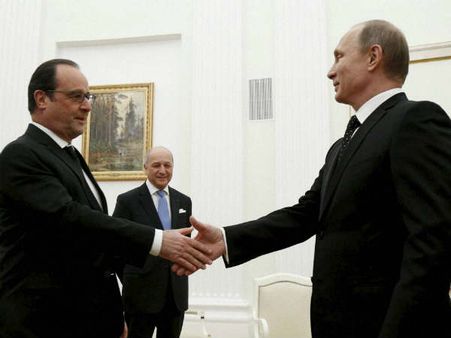 अमेरिकी राष्‍ट्रपति ओबामा दरकिनार, फ्रांस ने मिलाया रूस से हाथ