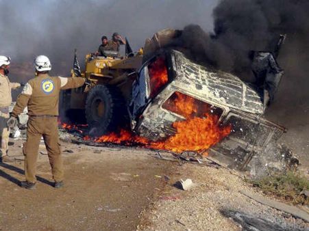 सीरिया में एक के बाद एक कई ब्‍लास्‍ट्स, 30 लोगों की मौत