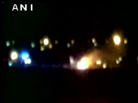 टेक ऑफ के समय एयरक्राफ्ट में लगी आग, सामने आया वीडियो
